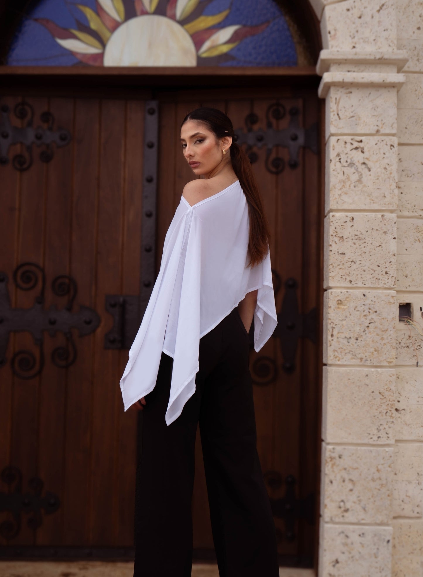 BLUSA ALBA MARFIL