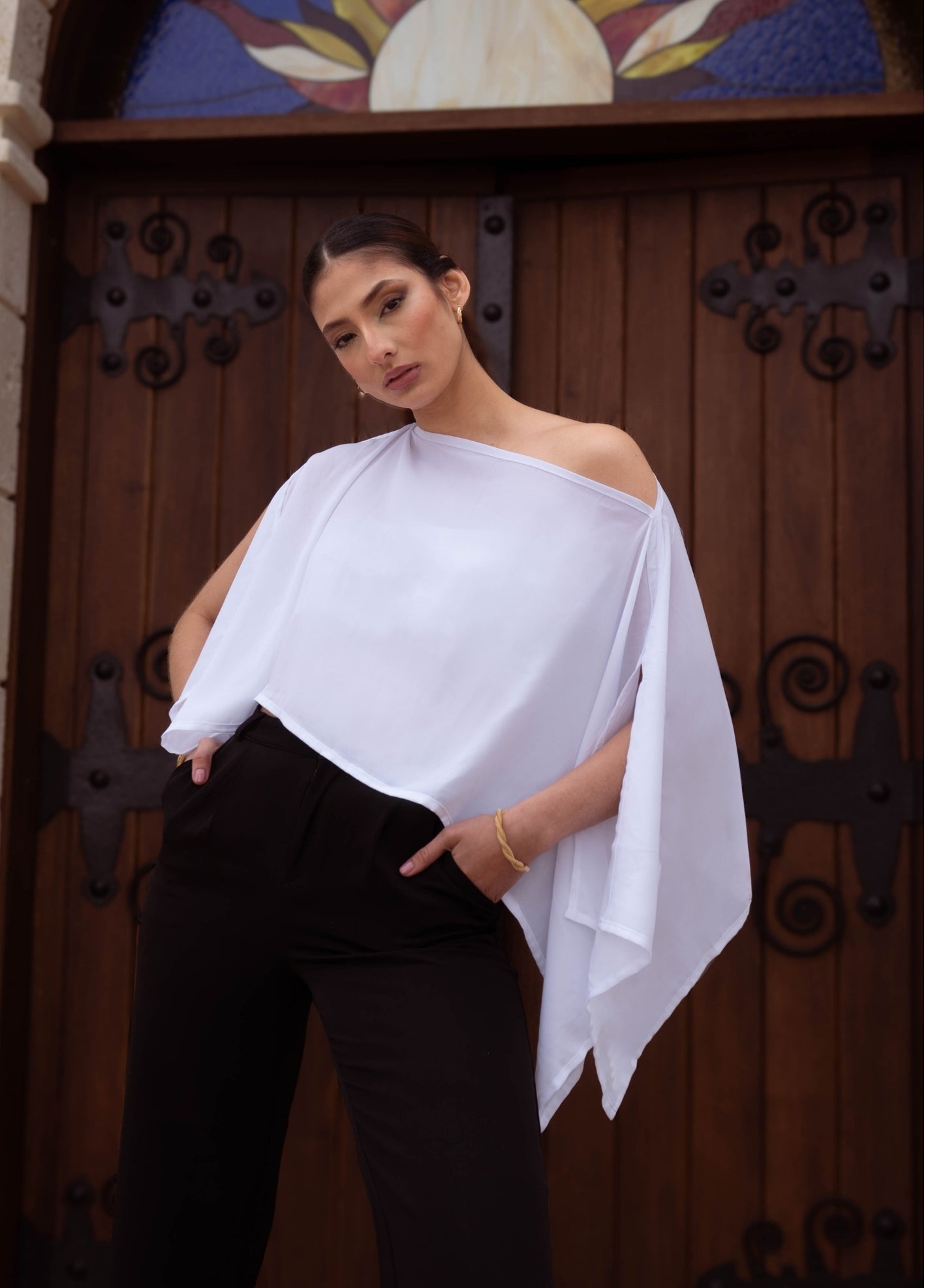 BLUSA ALBA MARFIL
