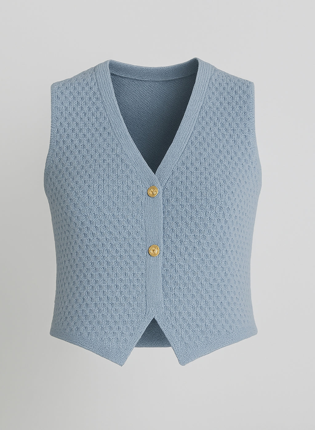 CHALECO TEJIDO ESCOTE V