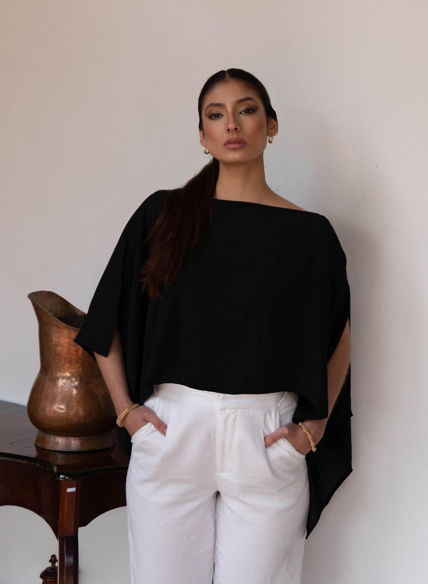 BLUSA ALBA NEGRO