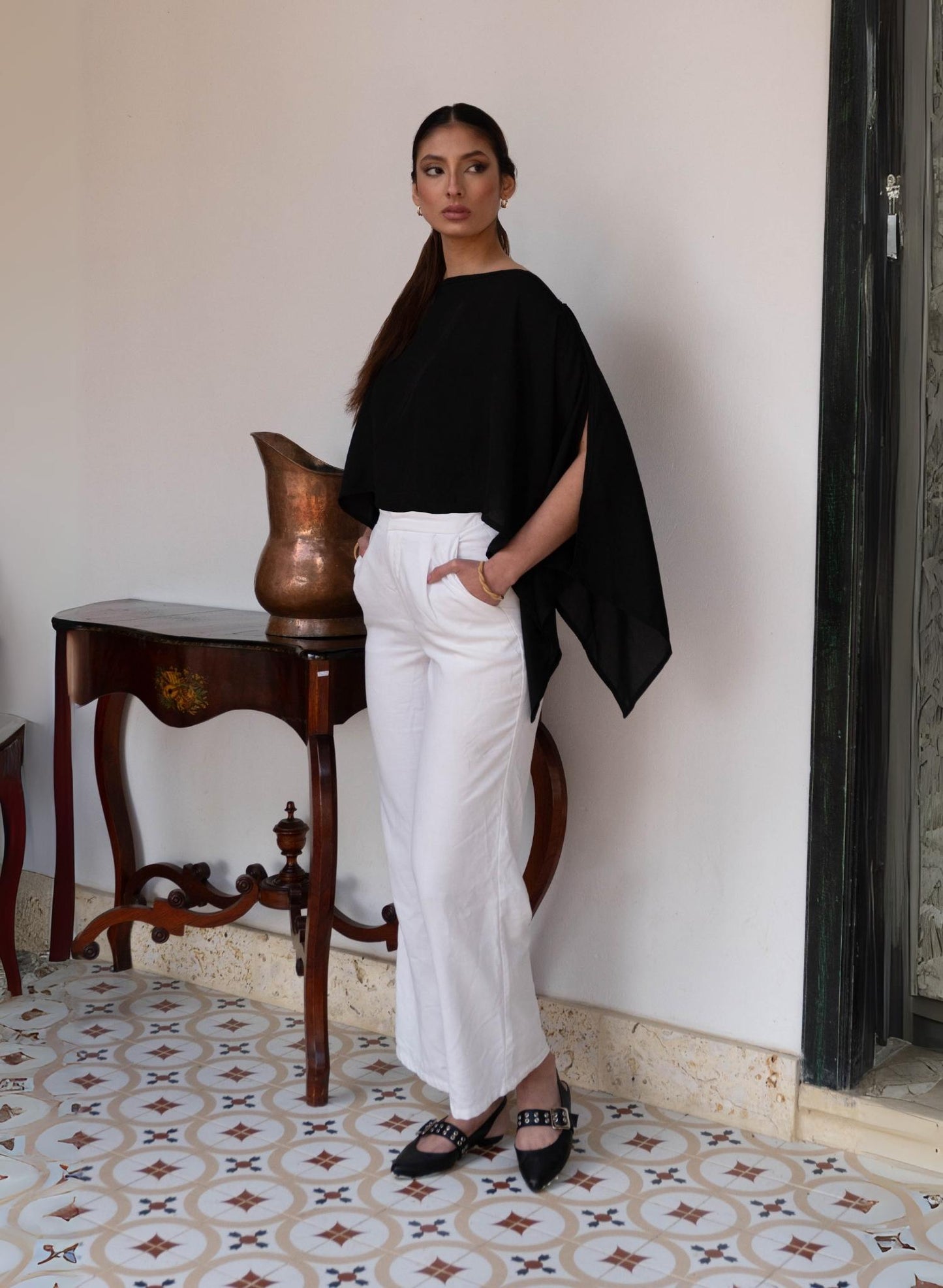 BLUSA ALBA NEGRO