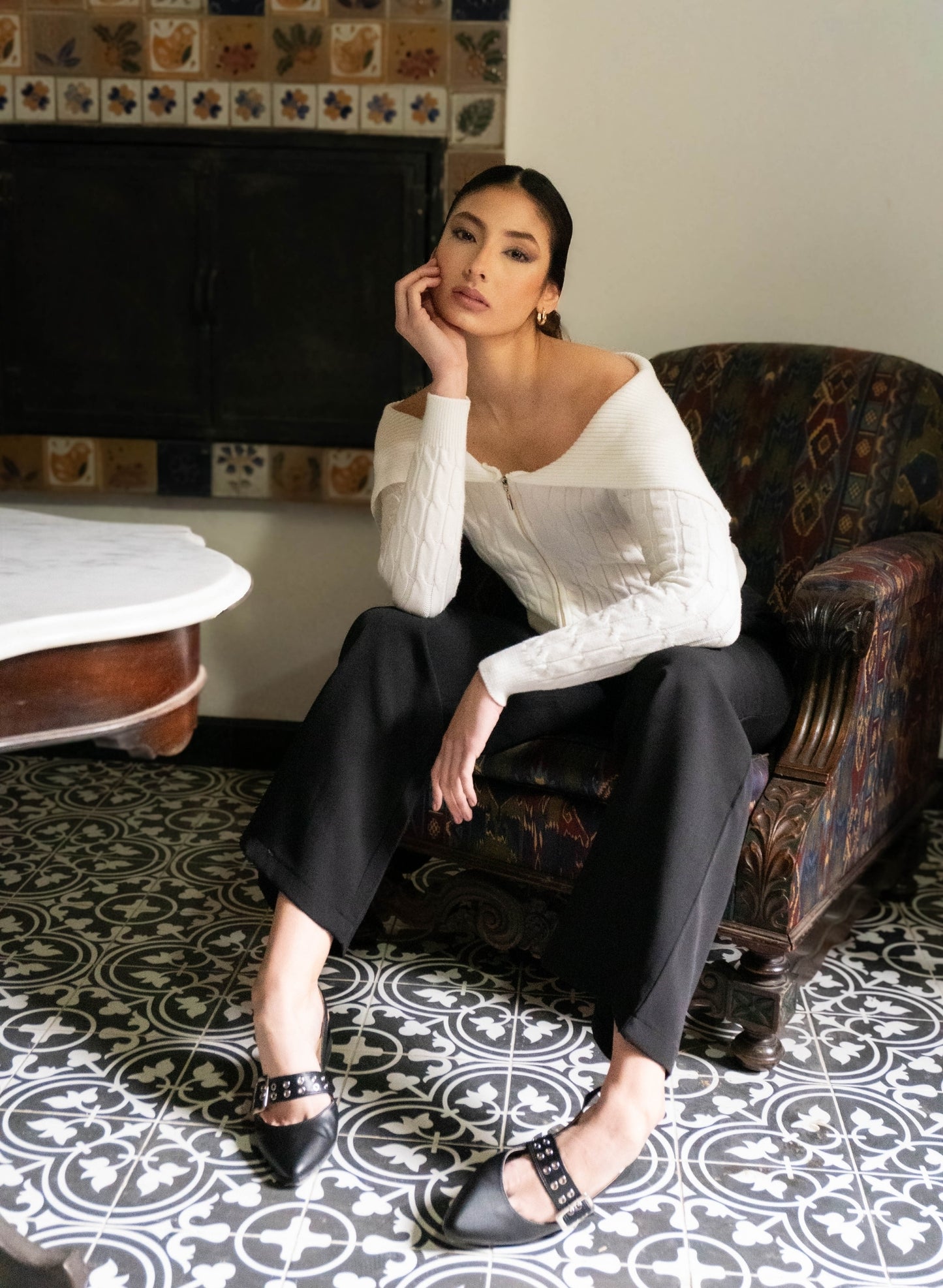 SUÉTER ELOISE MARFIL